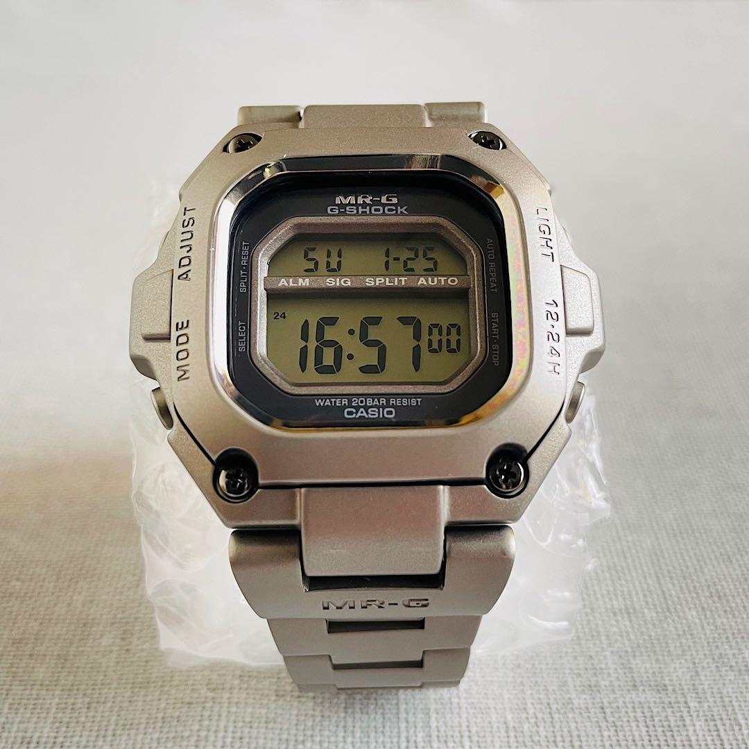 【新品電池／美品】カシオ G-SHOCK MRG-110TBN-2 ブルーノート
