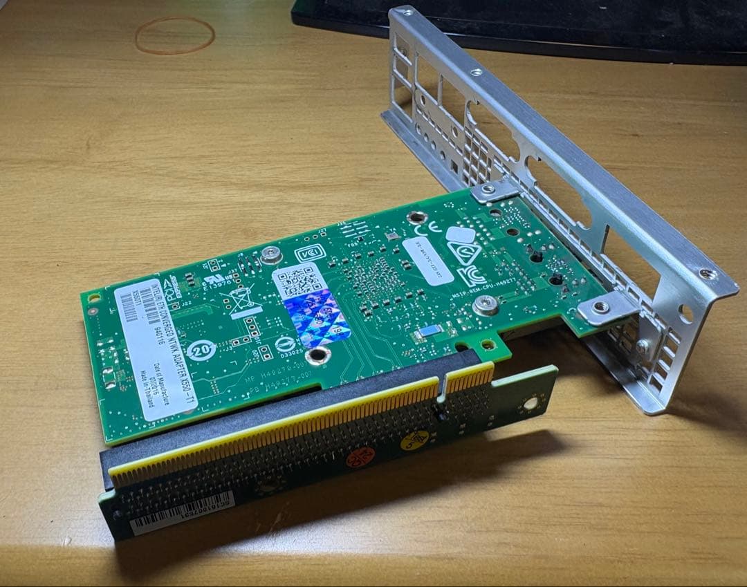 Intel Ethernet X550-T1 10GbE LANカード