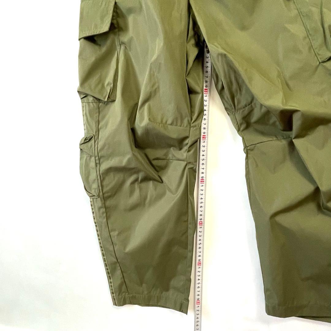 新品タグ付き✨adidas アディダス　カーゴパンツ M オリーブ 刺繍ロゴ