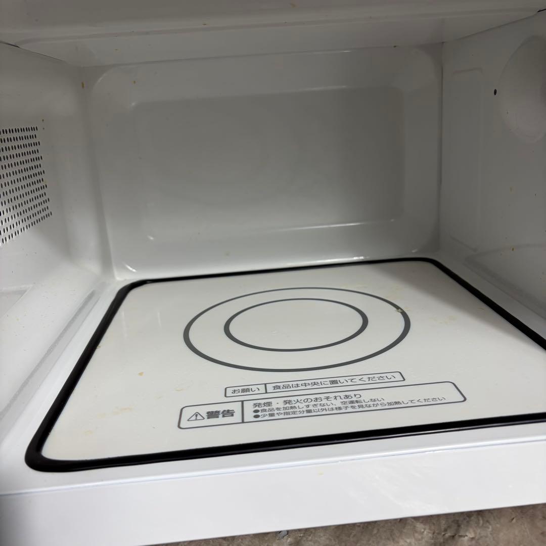 美品 ELSONIC 電子レンジ ホワイト ECG-FMW603 新生活応援