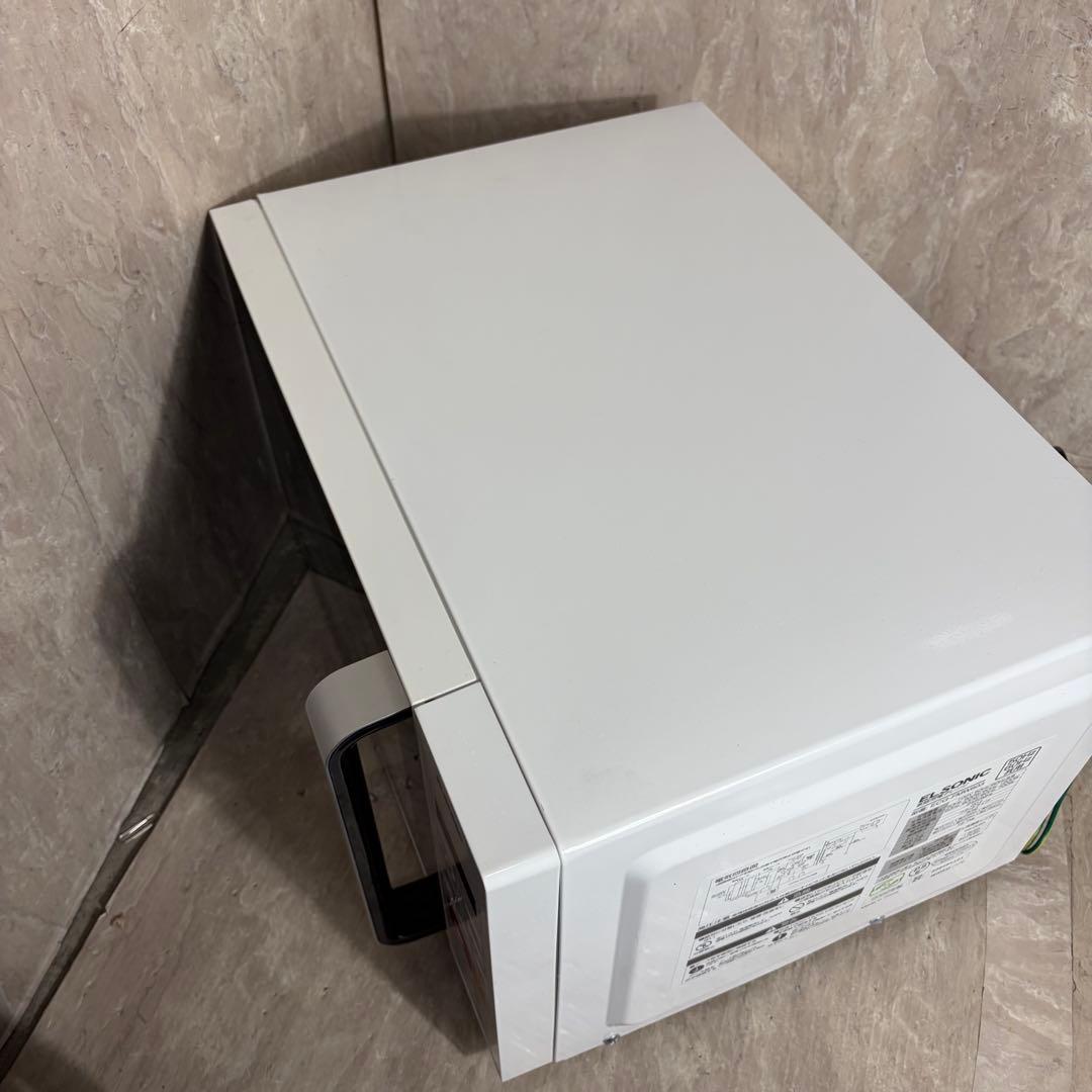 美品 ELSONIC 電子レンジ ホワイト ECG-FMW603 新生活応援