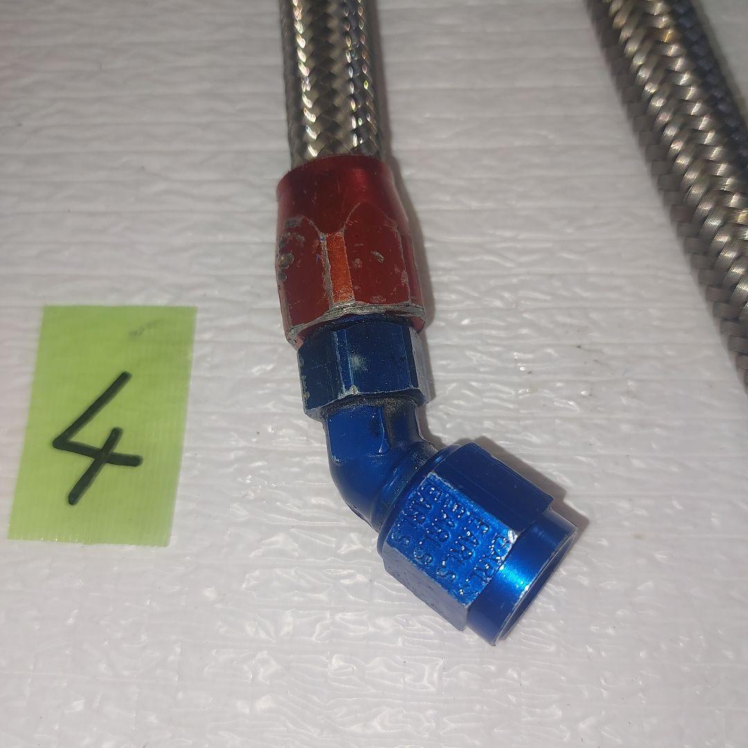 CBX400F/550F アールズオイルクーラーメッシュホース④