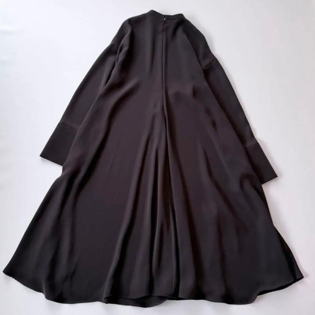 4.2万円✨エンフォルド　ワイドカフドレス　ロング　洗濯できる　春秋ワンピース