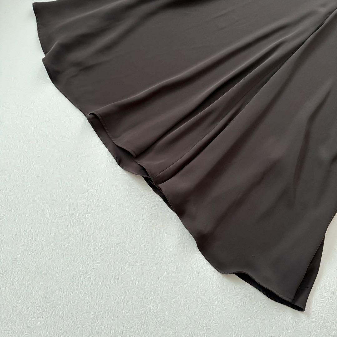 4.2万円✨エンフォルド　ワイドカフドレス　ロング　洗濯できる　春秋ワンピース