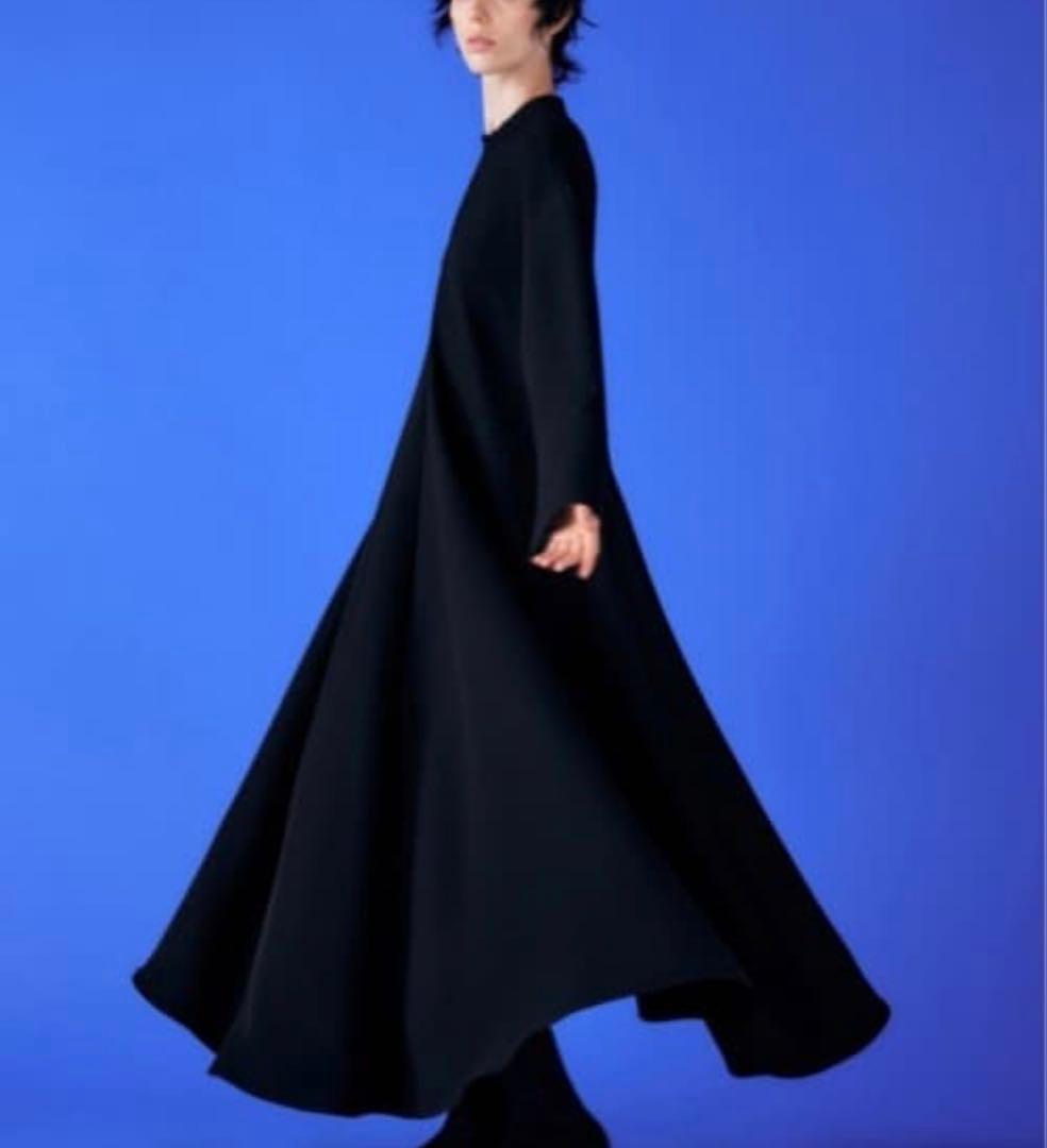 4.2万円✨エンフォルド　ワイドカフドレス　ロング　洗濯できる　春秋ワンピース