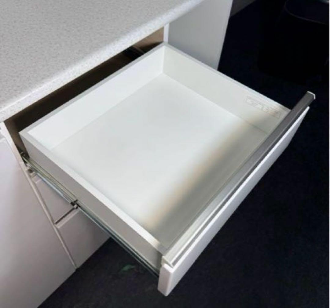 値下済！ニトリ アルミナ2 140cmキッチンボード シンプル ホワイト 食器棚