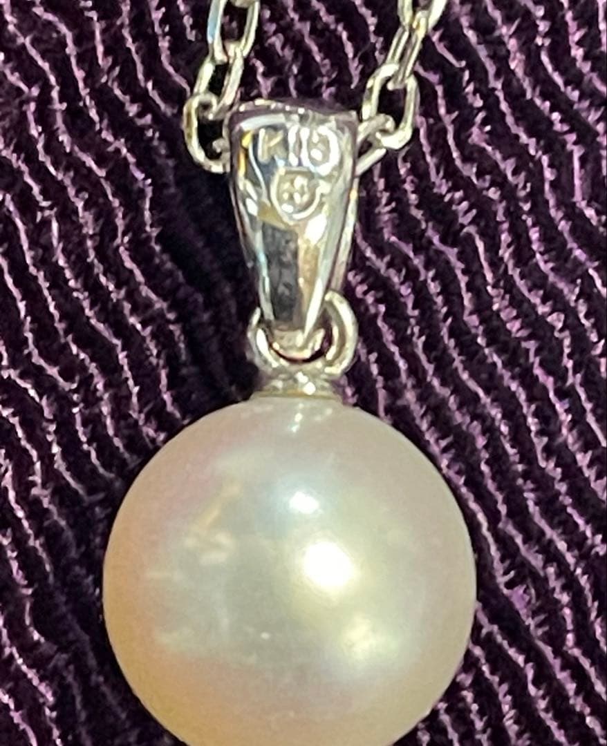 ミキモト パール ネックレス アコヤパー8.2mm K18WG