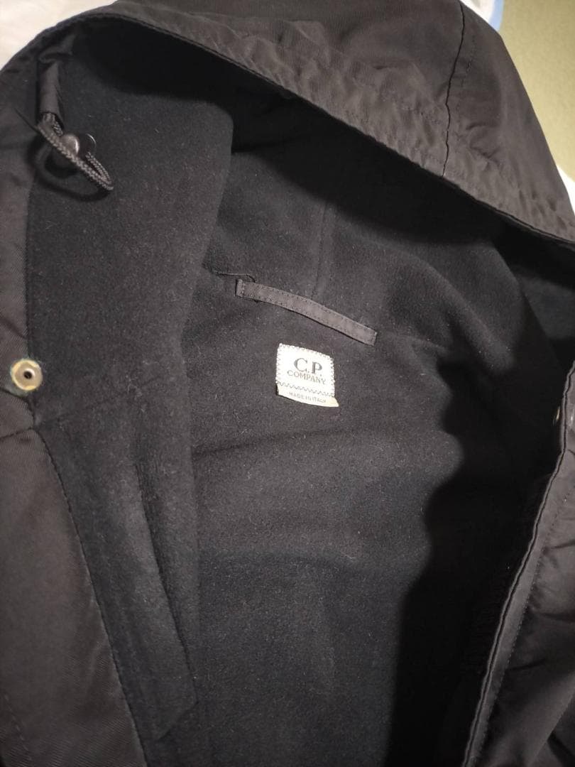 ★90-00　年代　レア　CP COMPANY イタリア製　古着コート　黒　50