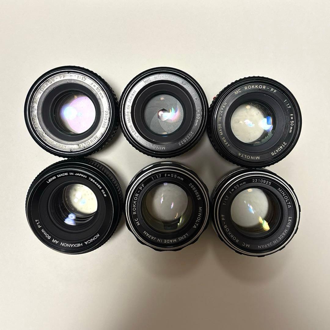 【まとめ売り①】MINOLTA、Konicaなどオールドレンズ24点