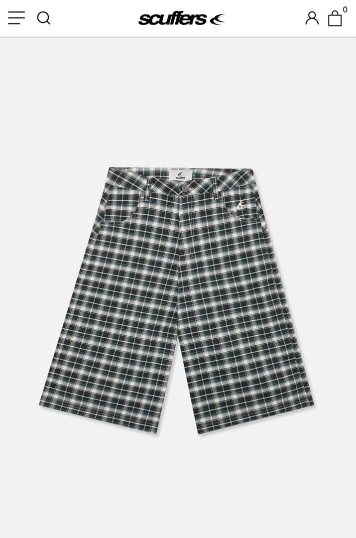 Scuffers　チェックワイドジョーツ