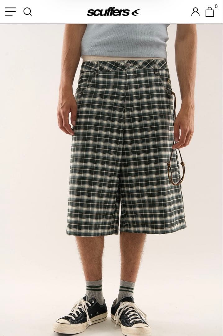 Scuffers　チェックワイドジョーツ