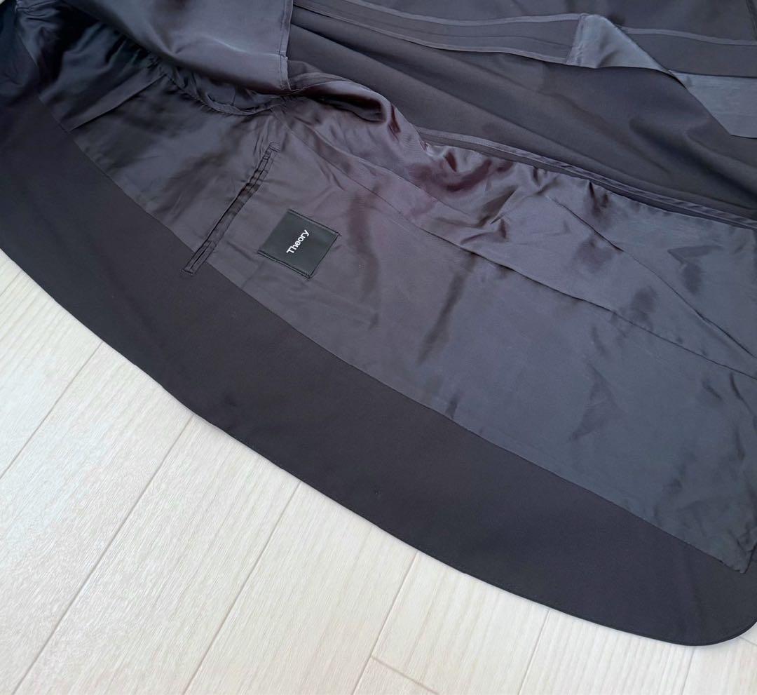 極美品　Theory 現行タグ　スーツ　セットアップ　　ブラック　定価約12万円