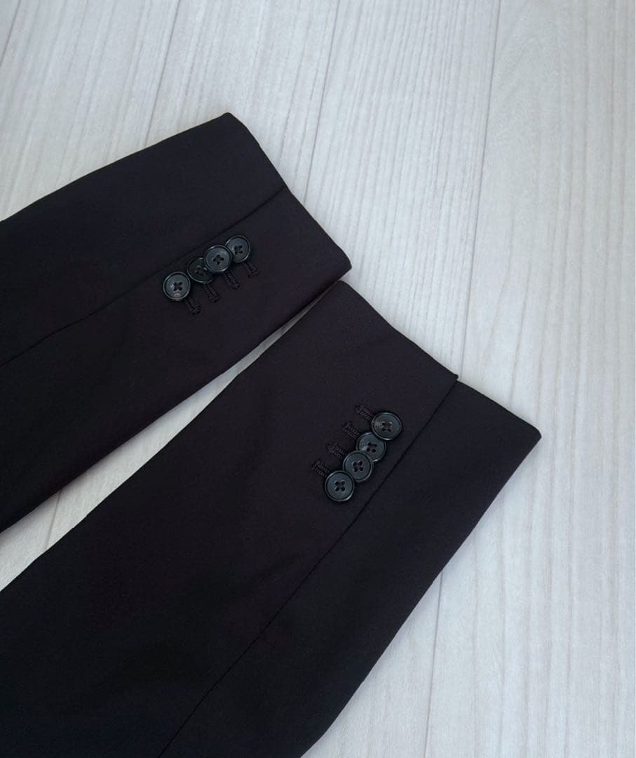 極美品　Theory 現行タグ　スーツ　セットアップ　　ブラック　定価約12万円