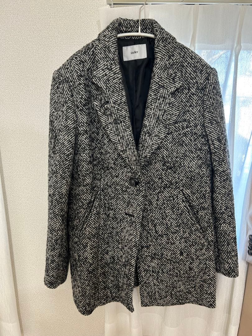 sheller シェリエ　オーバーサイズジャケットコート　アウター