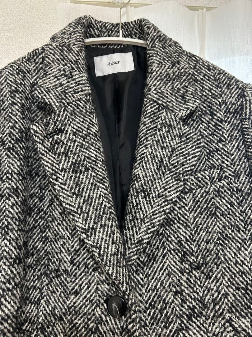 sheller シェリエ　オーバーサイズジャケットコート　アウター
