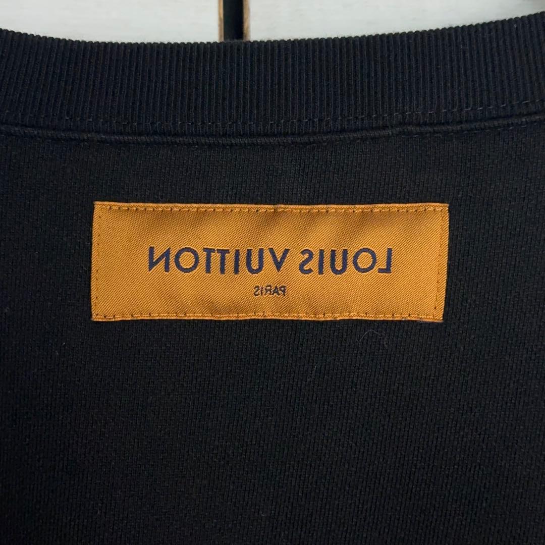 【美品・Lサイズ】ルイヴィトン　近年モデル インサイドアウト スウェット　黒