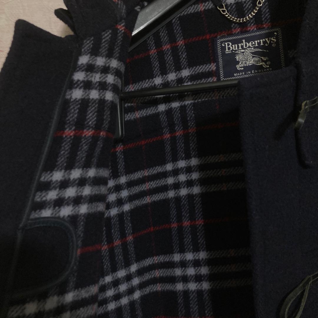 80'sヴィンテージBurberry ネイビー ダッフルコート英国製