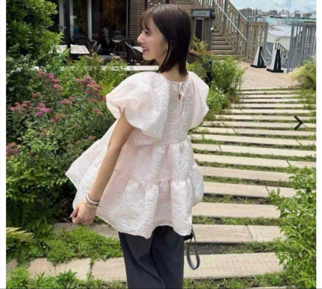 fitmore saayaコラボ！ジャガードティアードトップス