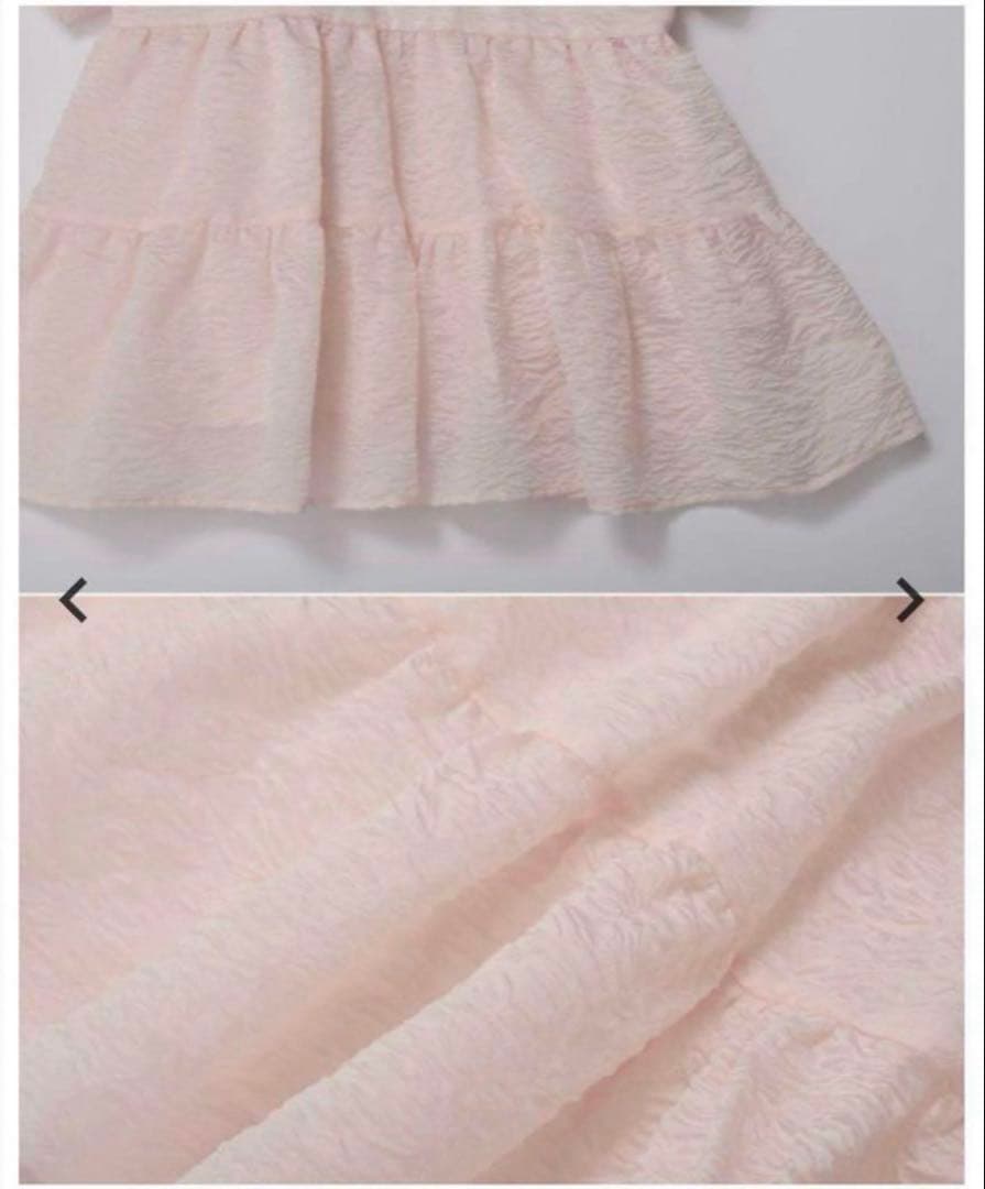 fitmore saayaコラボ！ジャガードティアードトップス