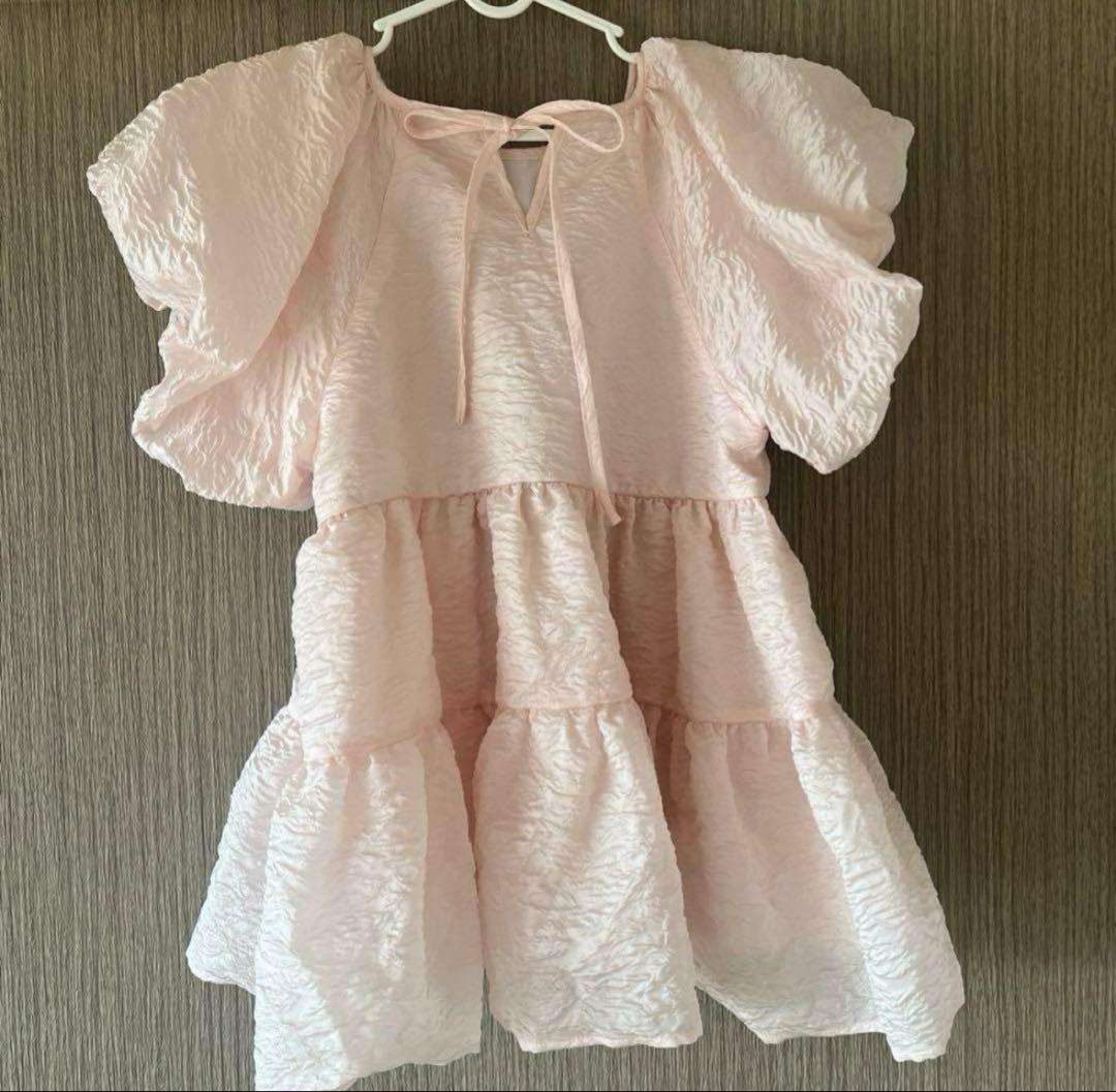 fitmore saayaコラボ！ジャガードティアードトップス