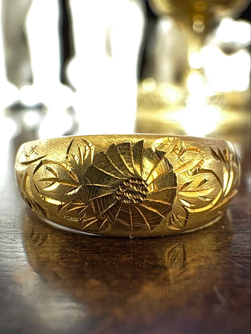 【最終値下げ】天皇陛下御在位記念指輪 k18相当 造幣局刻印有