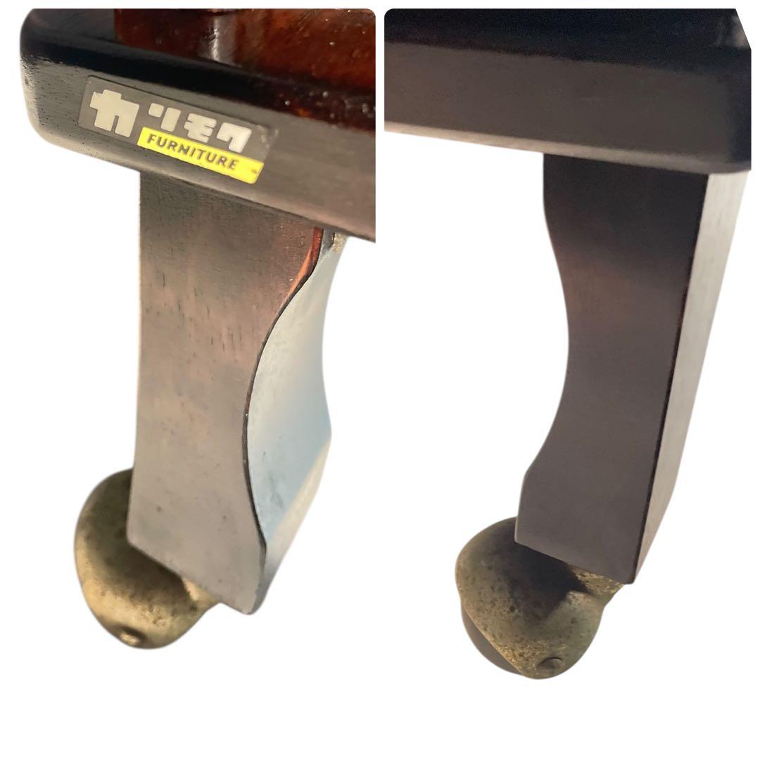 HR693 オールドカリモク　古いkarimoku ワインキャスター　ワゴン