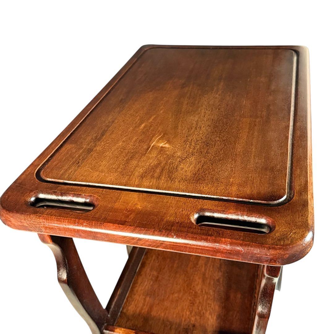 HR693 オールドカリモク　古いkarimoku ワインキャスター　ワゴン