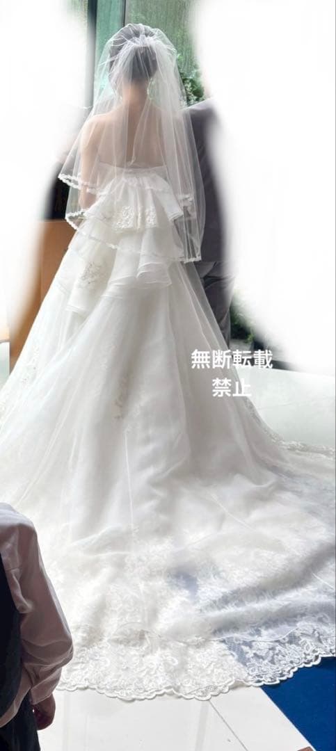 お*ち様 年末セール【美品】韓国風ウェディングドレス