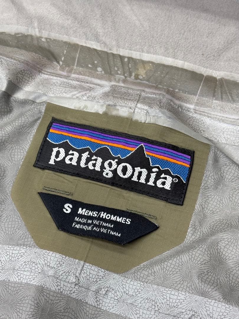patagonia ナイロン ジャケット ウェーディング 釣り オリーブ