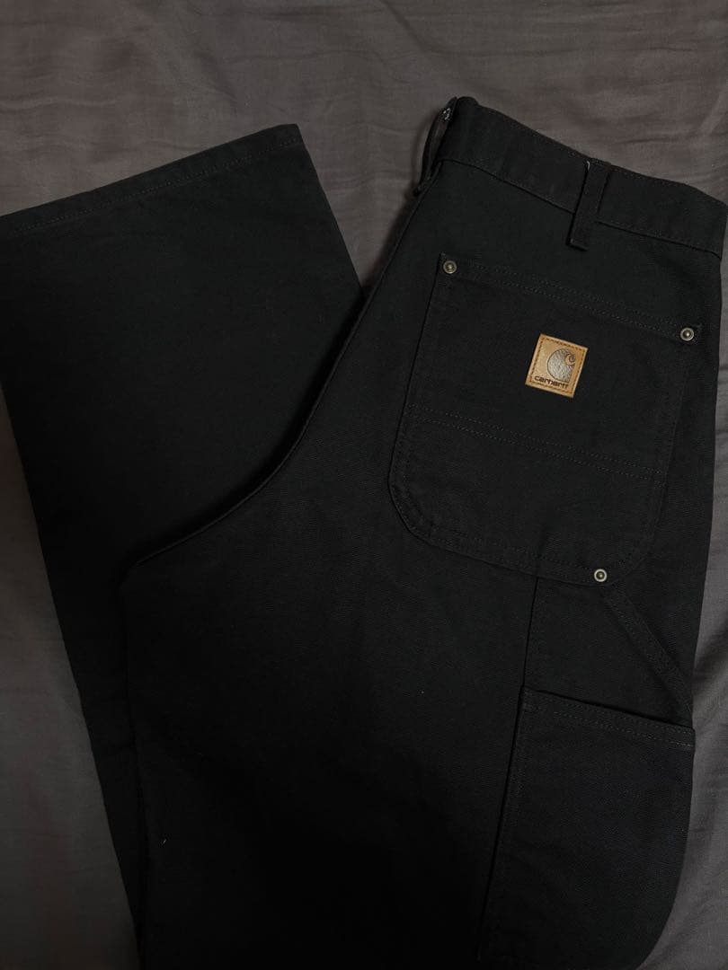 Carhartt ブラック ワークパンツ 32×30
