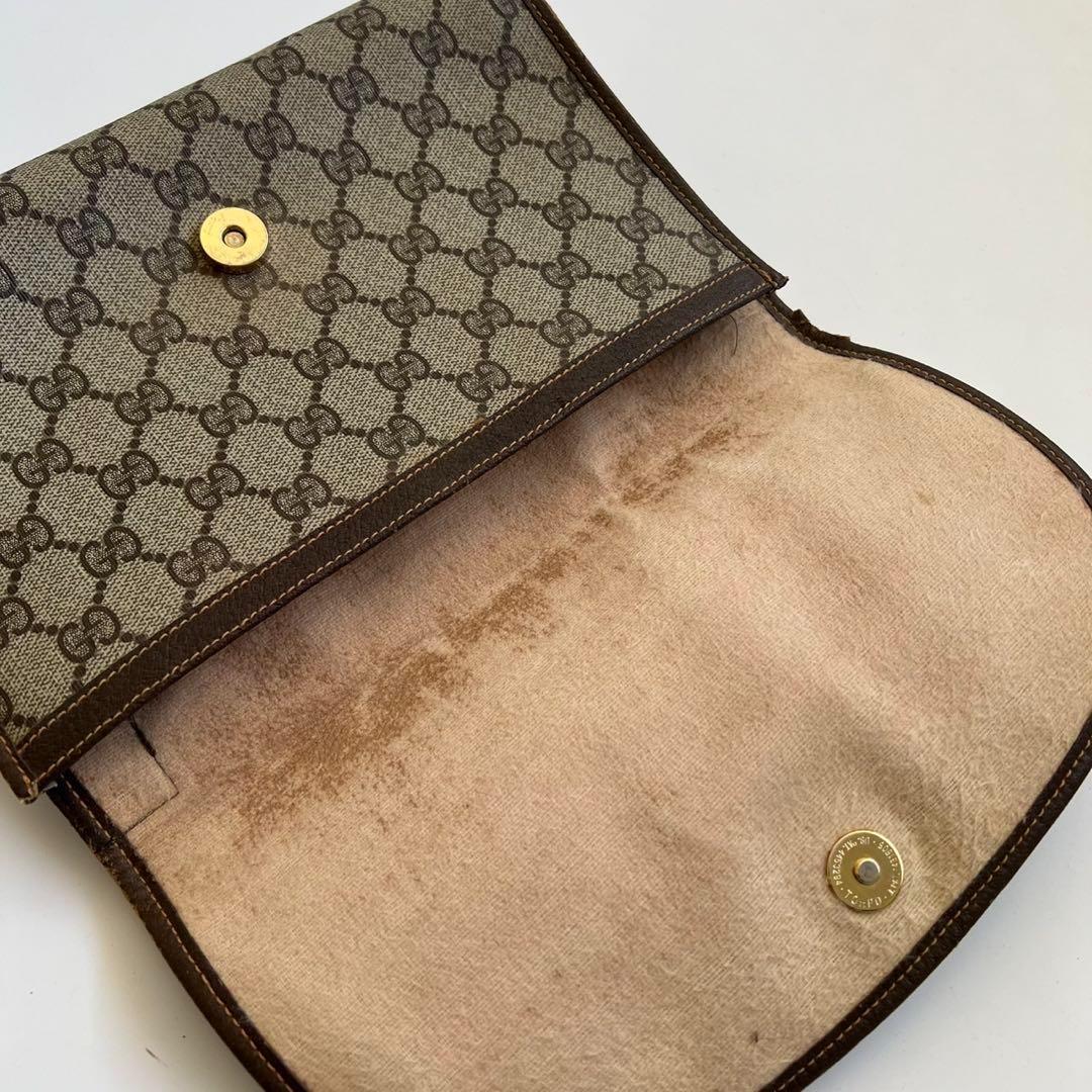 バッグ GUCCI SHERRY LINE GG PATTERN CLUTCH BAG