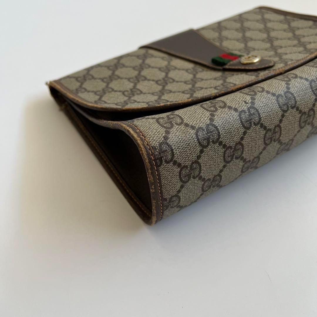 バッグ GUCCI SHERRY LINE GG PATTERN CLUTCH BAG