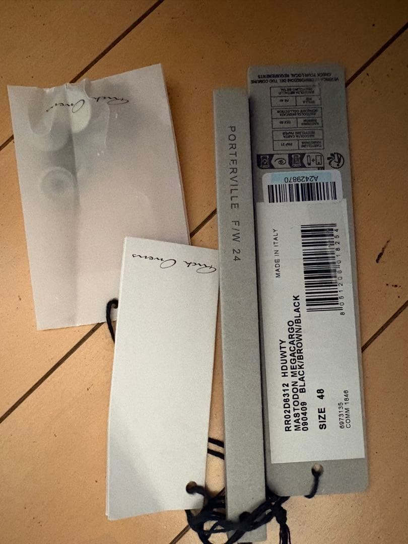 パンツ Rick Owens 24FW MUSTODON MEGACARGO