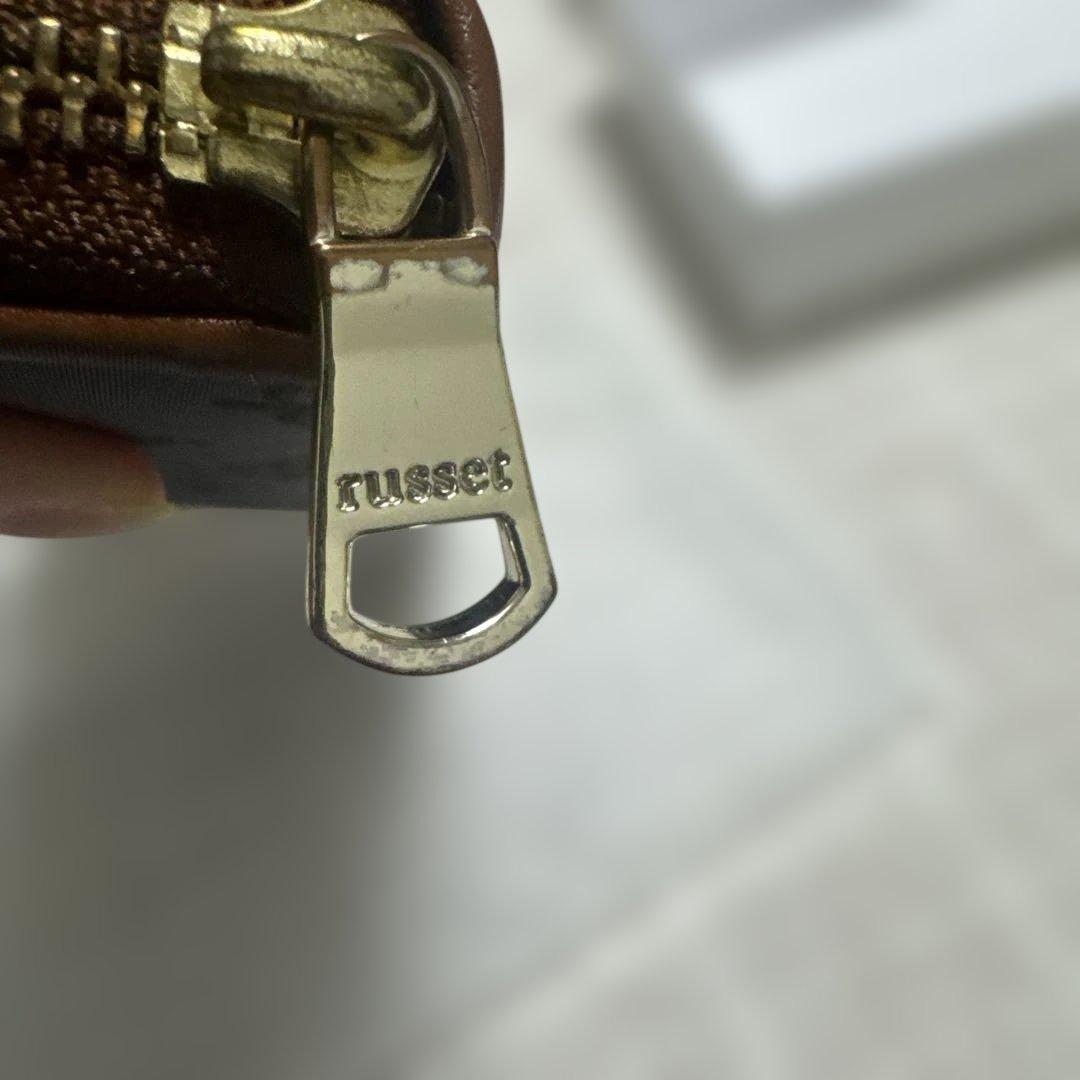 russet 長財布 ラウンドジップウォレット【美品】