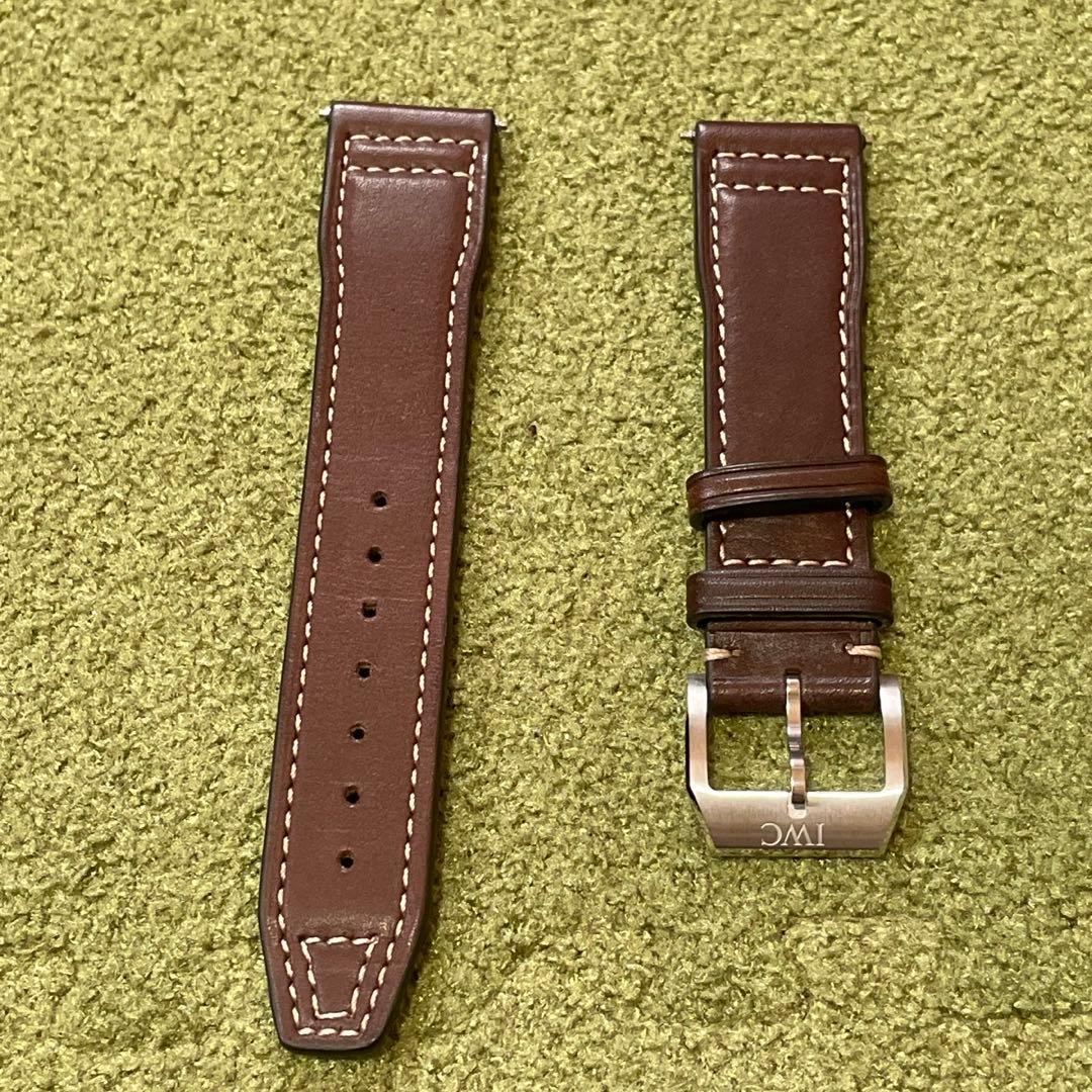 新品並 IWC パイロットウォッ18 プティプランス レザーベルト ピンバックル