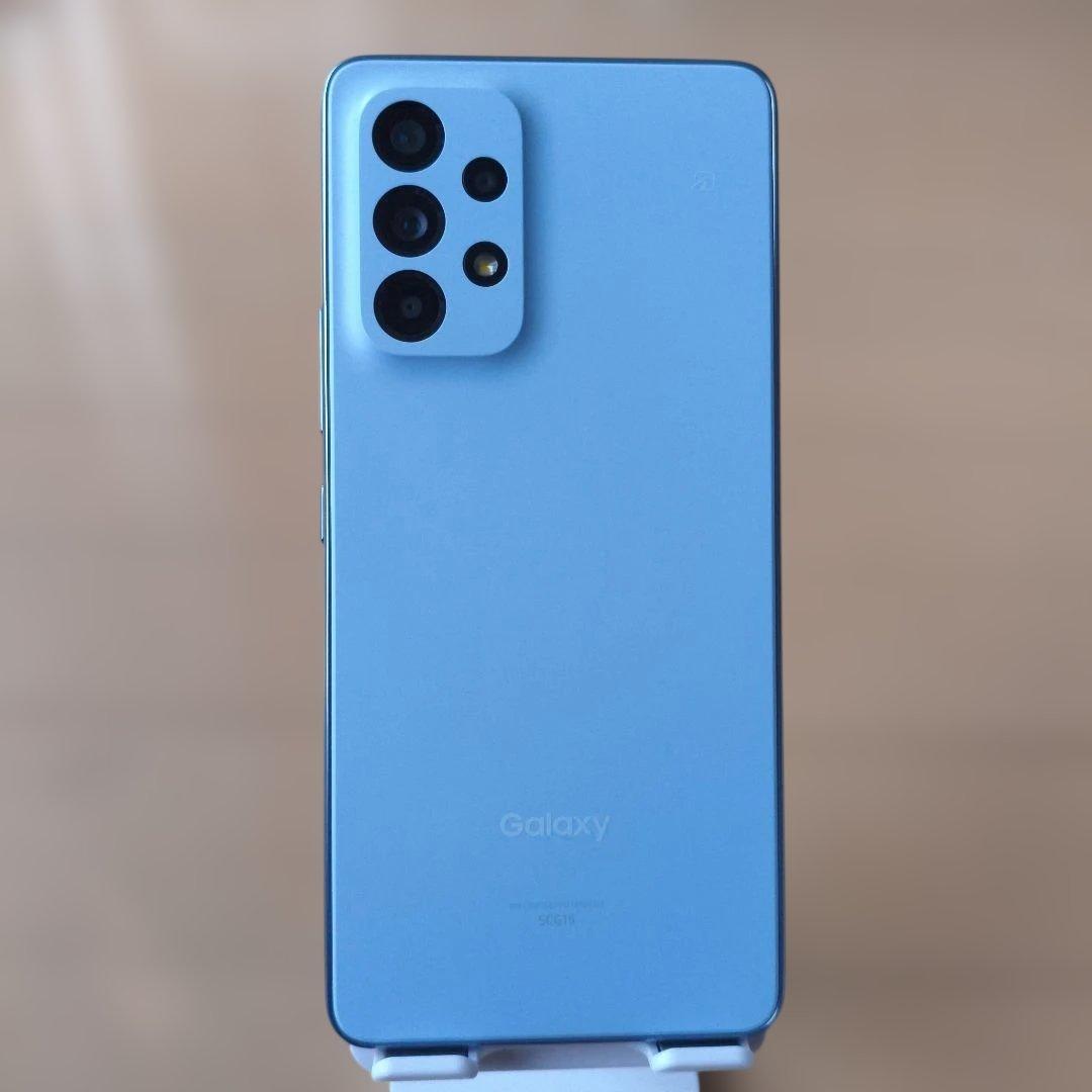 極美品 Galaxy SCG15 オーサムブルー