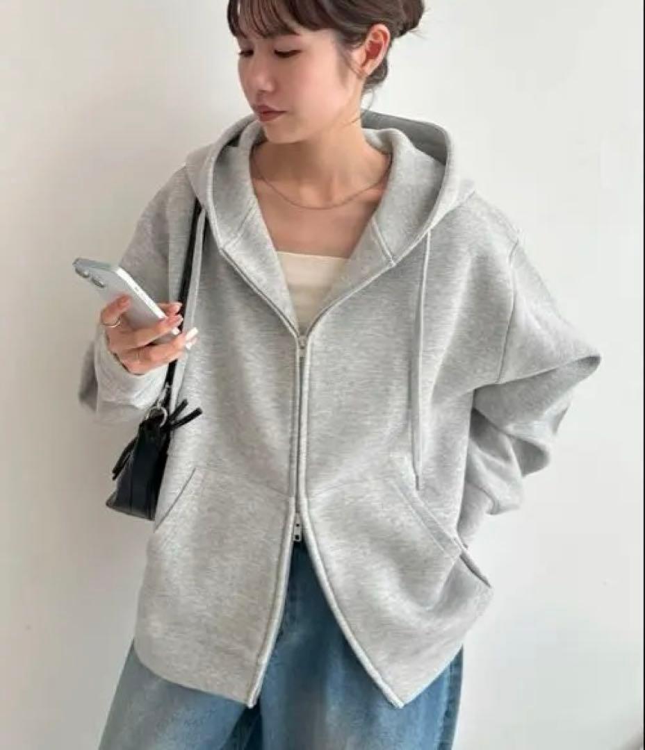 ディスコート　ボンディングWジップパーカー