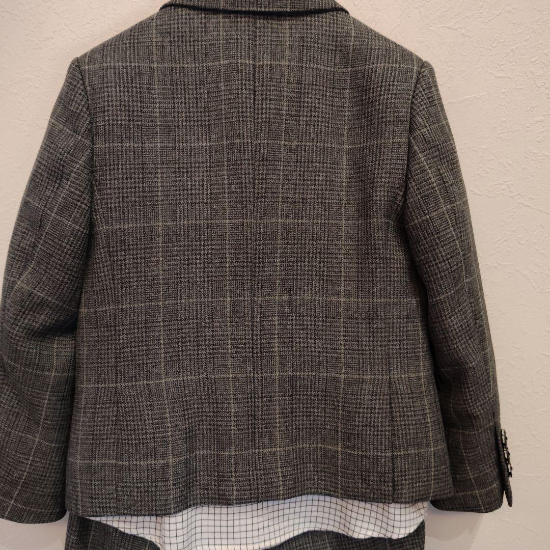 【美品】ワルツバイビームス フォーマル スーツ キッズ 110 グレー
