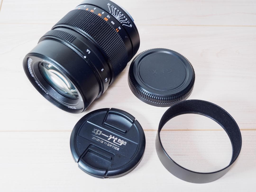 美品 中一光学 SPEED MASTER 65mmF1.4 GFX