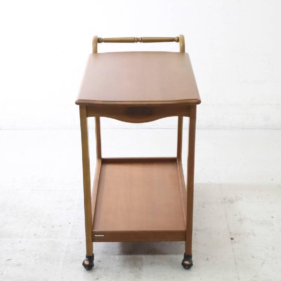 最終価格 カリモク家具 キッチンワゴン カントリー調 AJ6206UQ