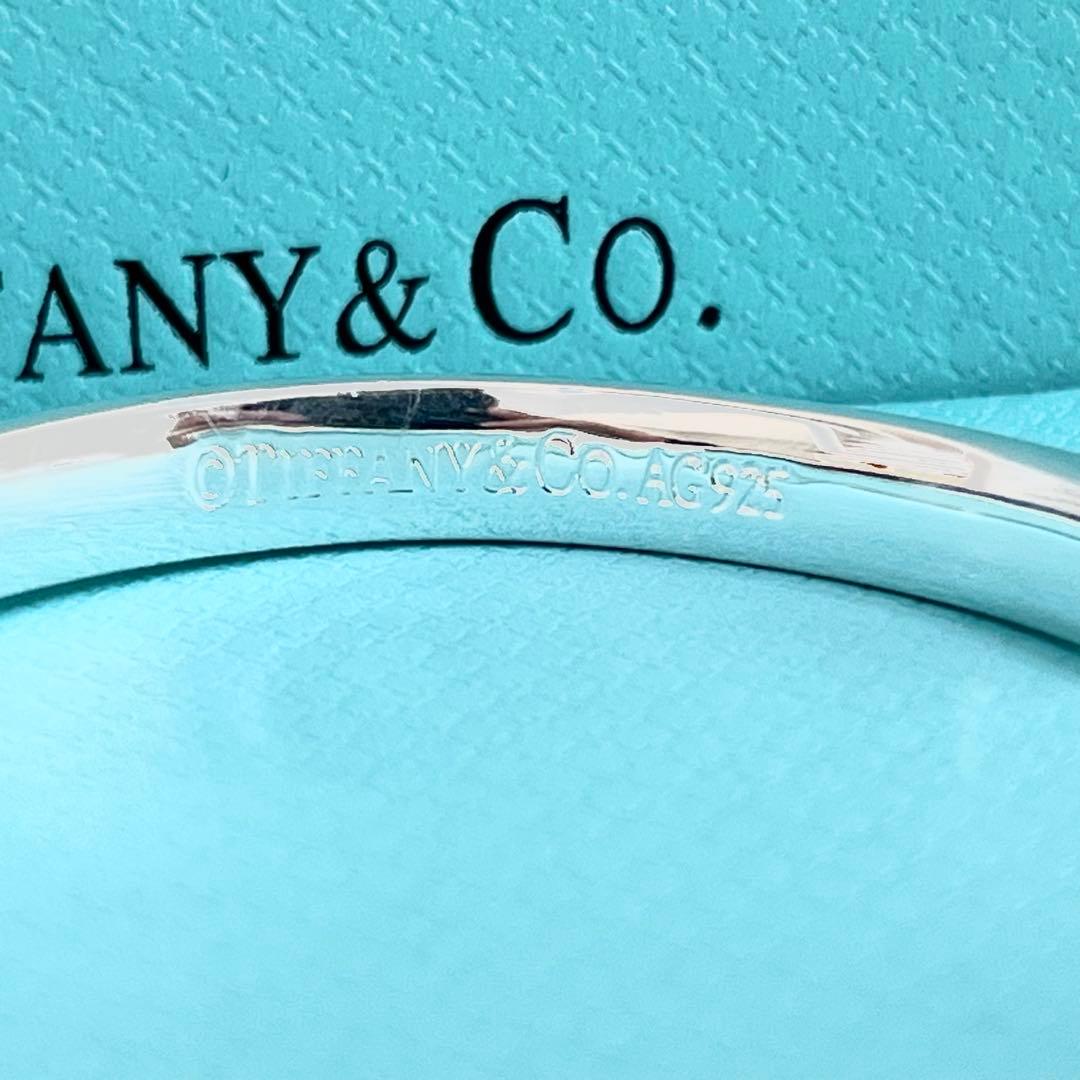 極美品　ティファニー　シルバー　リング　ブレスレット　カフ　ナロー　1837