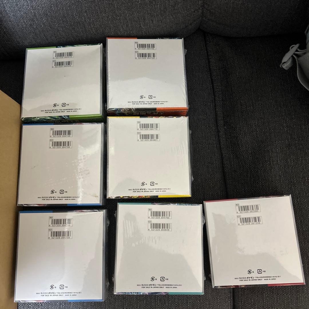 ポケモンカードゲーム ボックス7個