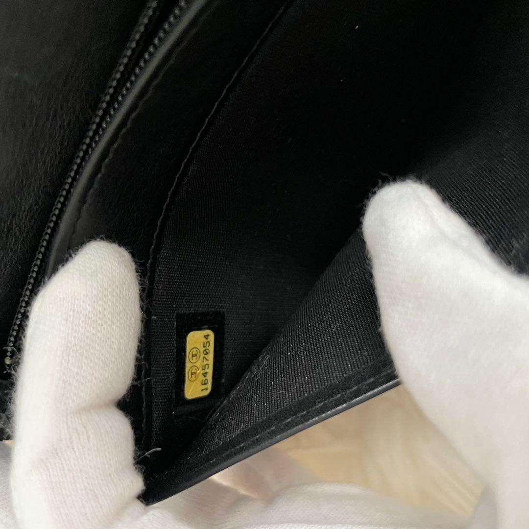 シャネル CHANEL 財布 ココマーク キャビアスキン 黒 ブラック
