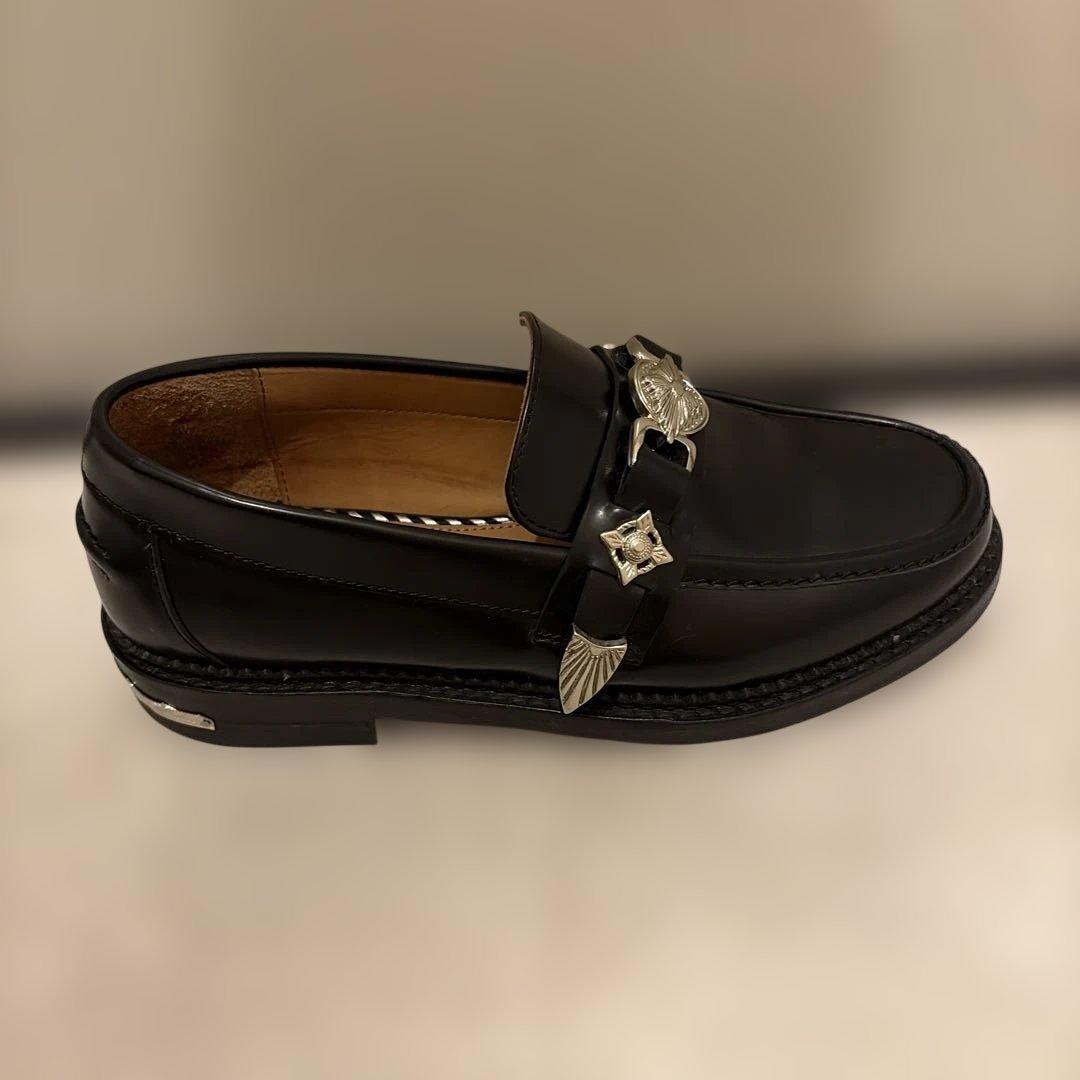 TOGA PULLA ブラックレザー ローファー