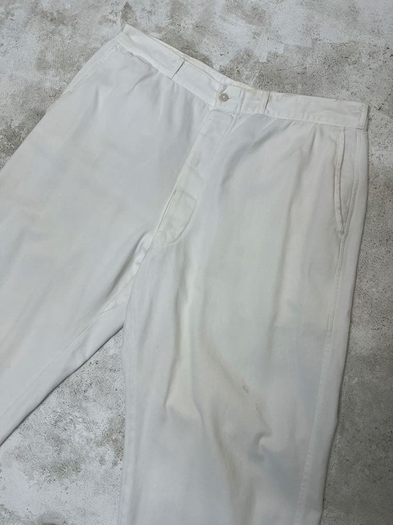 60s ワークパンツ　ホワイト　made in usa ビッグサイズ
