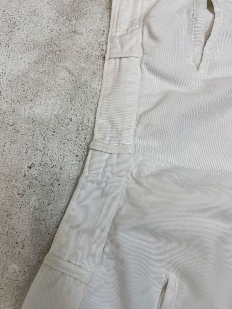 60s ワークパンツ　ホワイト　made in usa ビッグサイズ