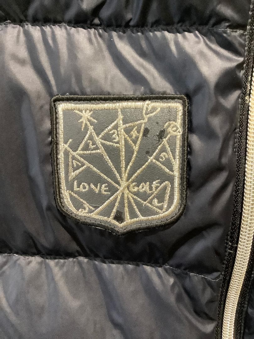 カステルバジャック　ダウンジャケット　ブラック　48サイズ　K00138