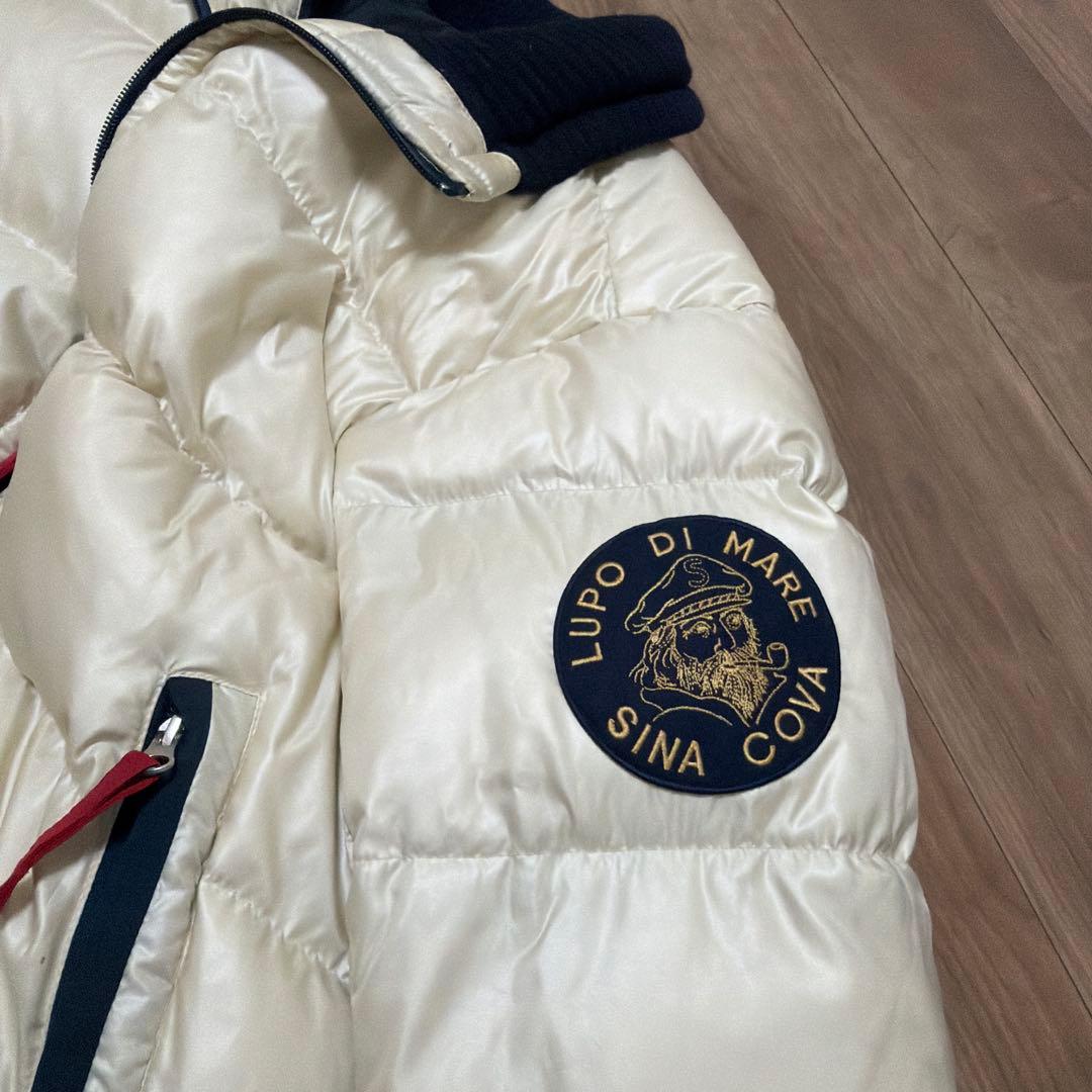希少 SINA COVA ダウンジャケット ホワイ トシナコバ L