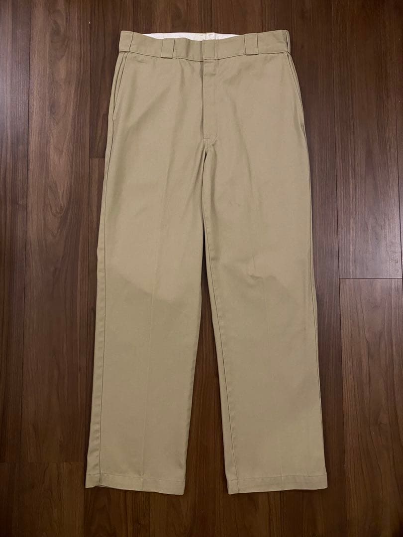 DICKIES 874 90s ベージュ W34 USA製 ミントコンディション