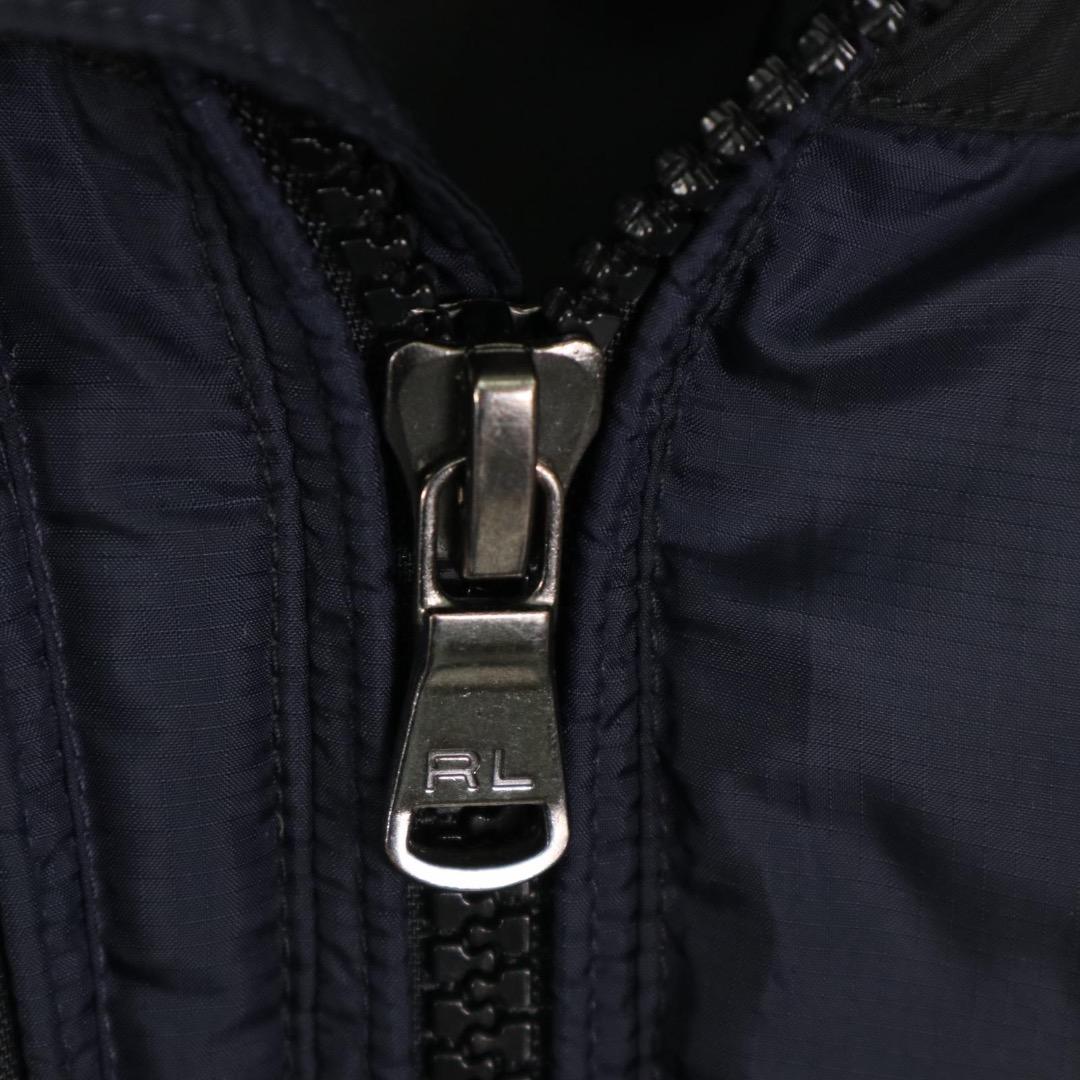 【現行タグ✨】ポロラルフローレン バイカラー ダウンジャケット 肉厚◎紺×黒 L